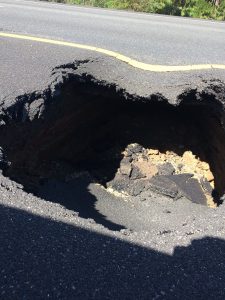 Sinkhole on Highway 49 Near Grass Valley Causes Lane Closure
