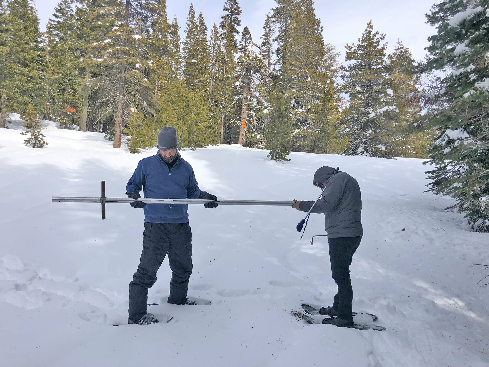 First NID snow survey of the year: snowpack water content below average, reservoir storage above average - YubaNet