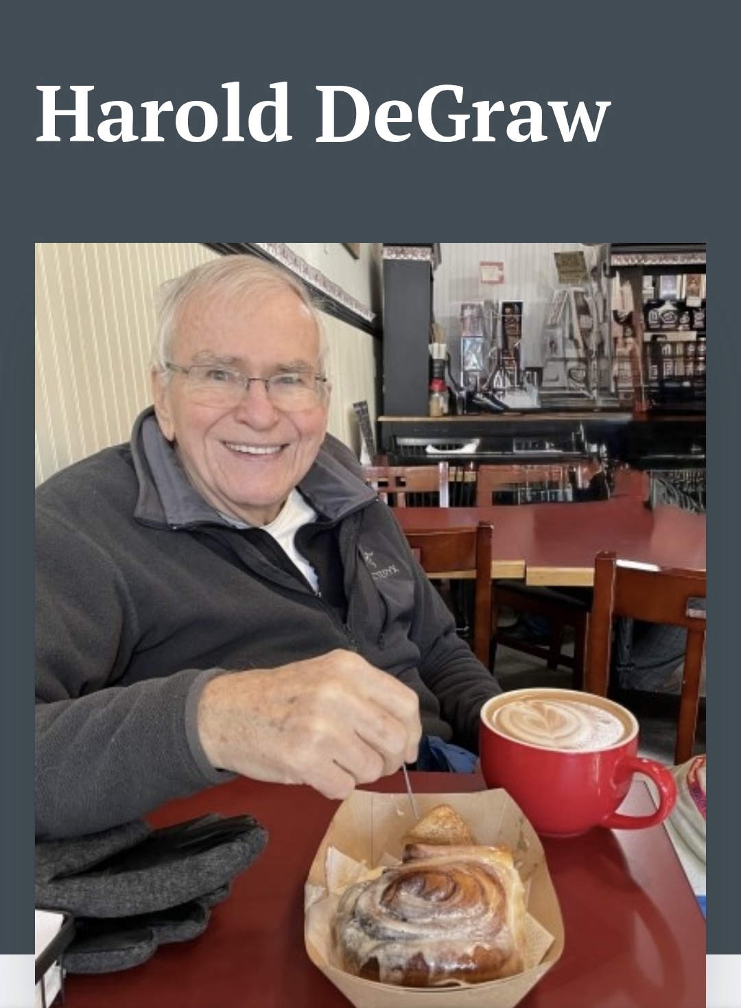 In memoriam Harold “Hal” E. DeGraw