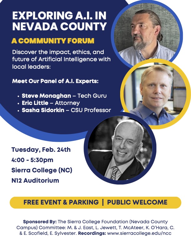 Encore Community Forum on AI on Feb. 24