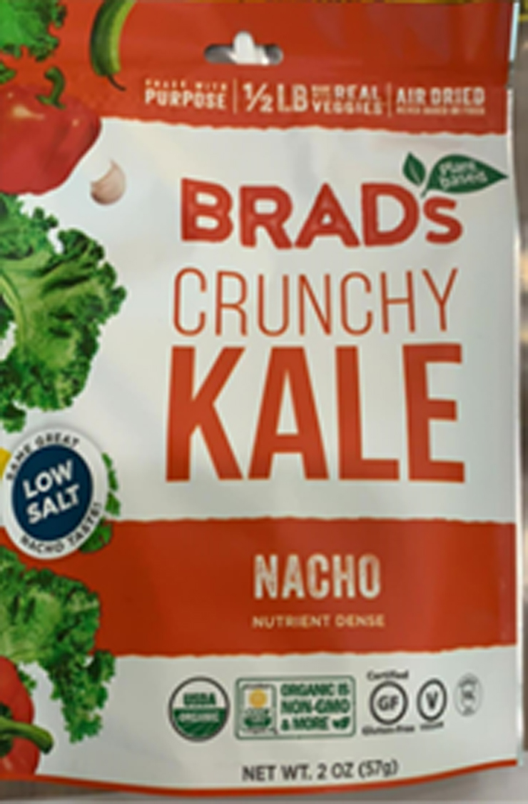 CDPH Warns Consumers Not to Eat Brad’s Plant Based Products