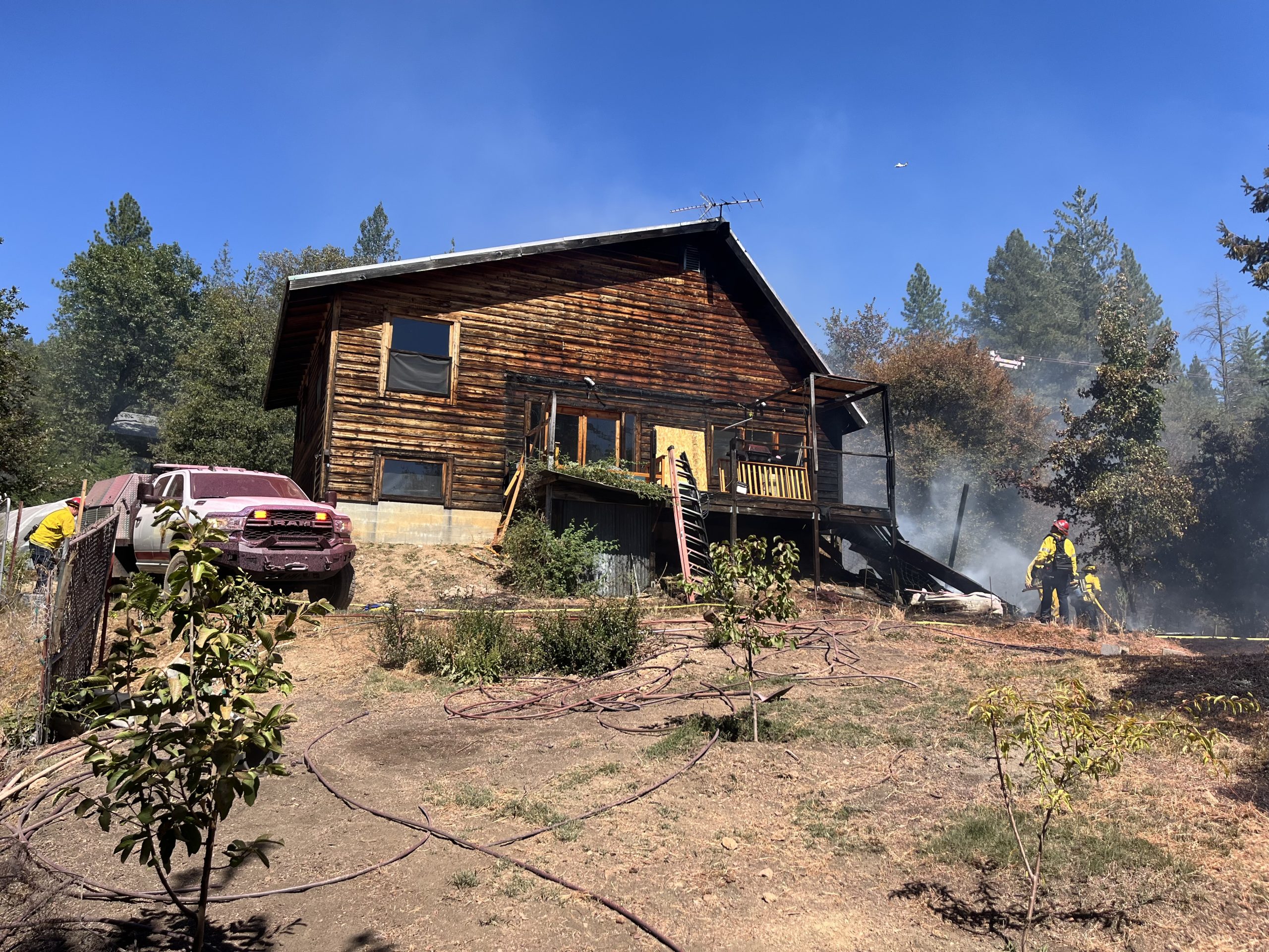 Arrowhead Mine fire damages one structure