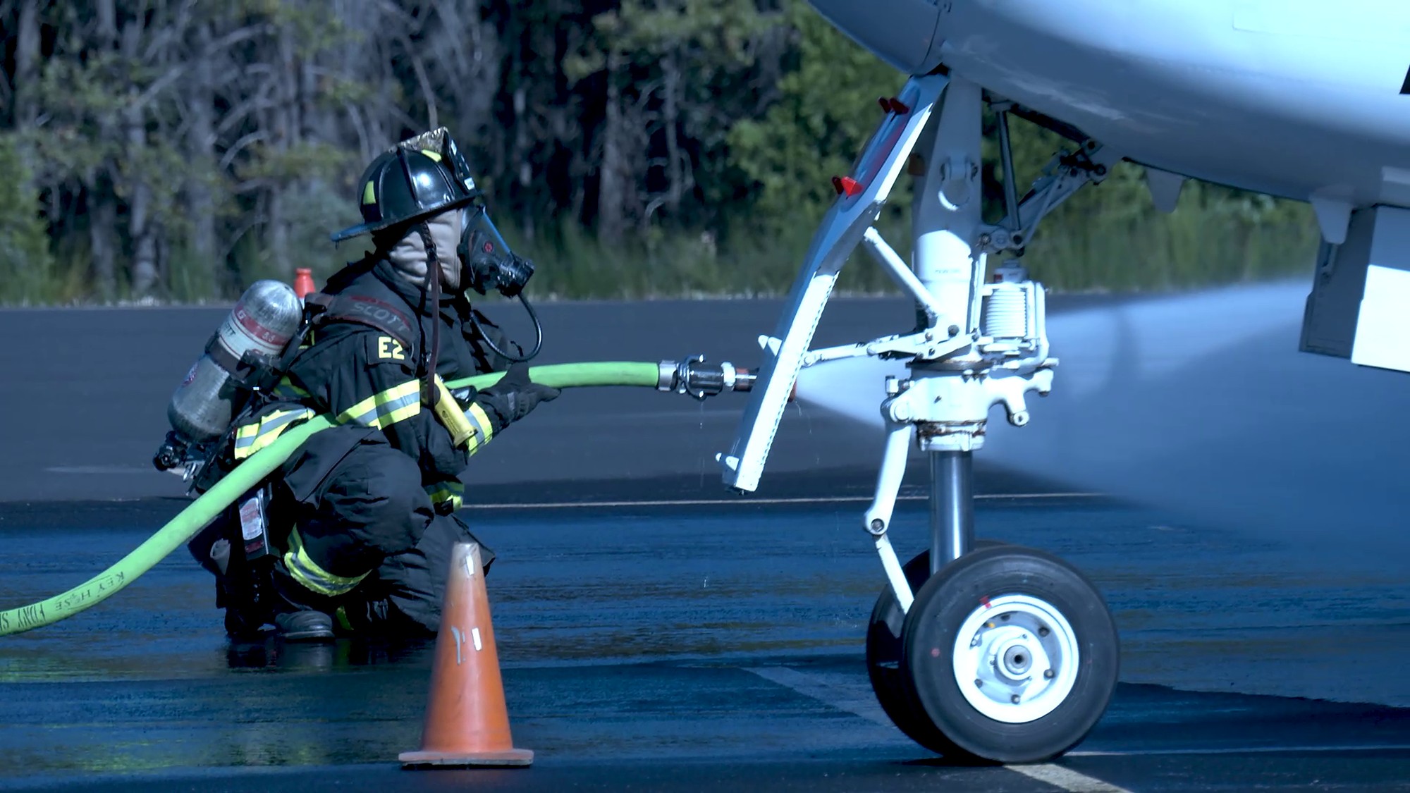 Simulated Cal Fire Plane Crash Tests Interagency Emergency Response
